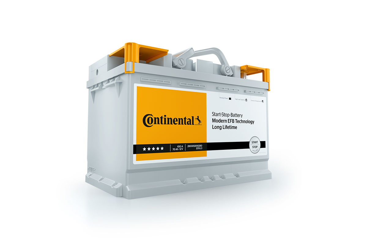 CONTINENTAL 2800012000280 START-STOP-BATTERY EFB Starter Battery